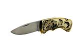 Franklin Mint - 24 Karat Gold Plated - Canif - Faune sauvage, Antiek en Kunst