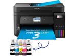 Epson EcoTank ET-4850 - All-In-One Printer - Inclusief tot 3, Computers en Software, Printers, Verzenden, Zo goed als nieuw