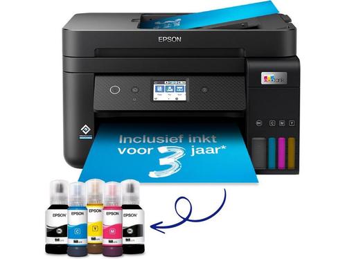 Epson EcoTank ET-4850 - All-In-One Printer - Inclusief tot 3, Computers en Software, Printers, Zo goed als nieuw, Verzenden