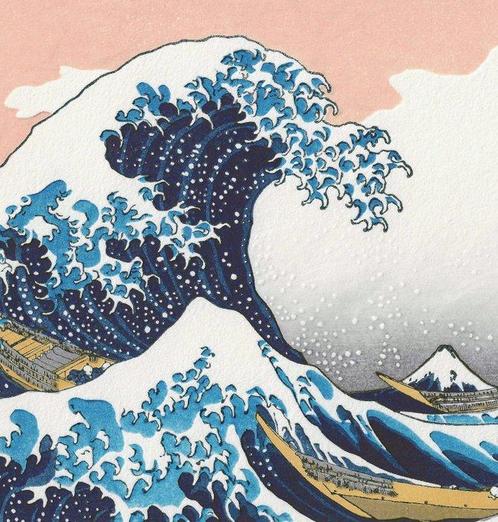 Under the Wave off Kanawaga - Katsushika Hokusai, Antiek en Kunst, Antiek | Overige Antiek