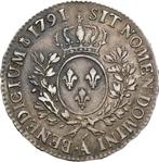 Frankrijk. Louis XVI (1774-1792). 1/2 Écu 1791-A, Paris