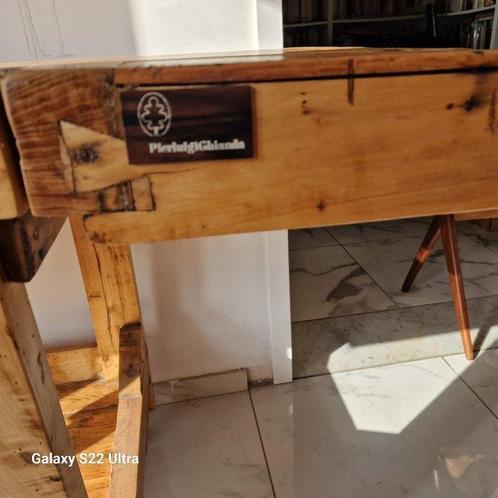 Antico Atelier Ghianda - Werkbank - Hout - Tafeltje voor, Antiek en Kunst, Antiek | Wandborden en Tegels