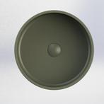 Opbouw Waskom Arcqua Case Rond 40 cm Mat Groen, Doe-het-zelf en Bouw, Ophalen of Verzenden, Nieuw, Overige typen