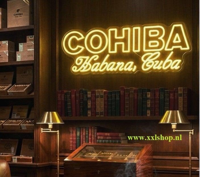 Cohiba NEON sign bord led lichtbord verlichting lamp XXL, Articles professionnels, Horeca | Autre, Envoi