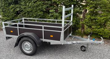 Ongeremde enkel as aanhangwagen 200cm / 110cm beschikbaar voor biedingen
