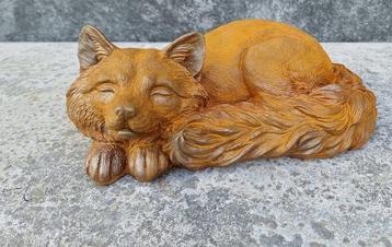 Figurine - A sleeping fox - Fer