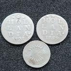 Nederland, Provinciale munten 1 en 2 Stuivers 1628/1791, 7, Postzegels en Munten