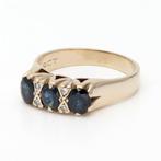 Ring - 9 kt. Geel goud - Diamant, Handtassen en Accessoires, Ringen, Nieuw