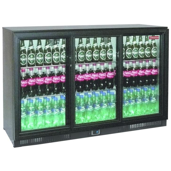 Flessenkoeler Back Bar met 3 schuifdeuren | 230V |, Zakelijke goederen, Horeca | Keukenapparatuur, Nieuw in verpakking, Verzenden