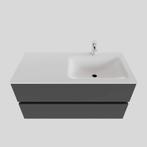 Badkamermeubel Solid Surface BWS Oslo 100x46 cm Rechts Mat, Ophalen of Verzenden, Nieuw, Bad