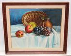 Spaanse school (XX) - Frutas junto al cesto, Antiek en Kunst