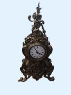 Klok - Vintage - Verguld messing - 1960-1970, Antiek en Kunst
