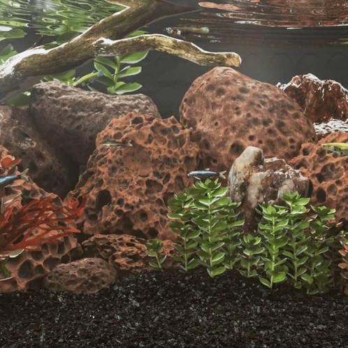 vidaXL Lavastenen 10 kg 10-30 cm rood, Dieren en Toebehoren, Vissen | Aquaria en Toebehoren, Nieuw, Verzenden