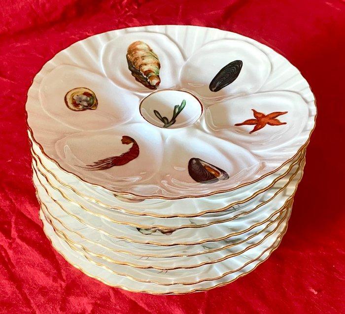 Limoges - A. P. Albert Pillivuyt & Compagnie - Oesterservies, Antiek en Kunst, Antiek | Meubels | Tafels