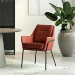 Leren eetkamerstoel Mix Duo - Kenia Burgundy en Toledo, Huis en Inrichting, Stoelen, Bohemian, Industrieel, Modern, Scandinavisch