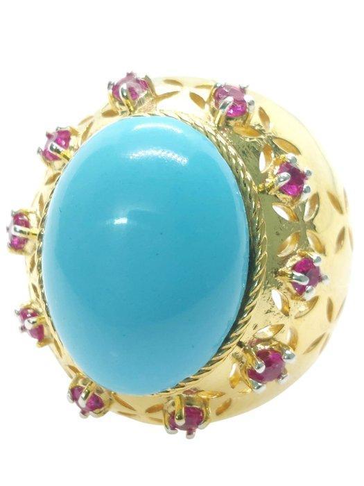 Sans prix de réserve - Bague - 9 carats Argent, Or jaune, Bijoux, Sacs & Beauté, Bagues