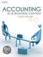 Accounting In A Business Context 9781844802517 Ray Jarvis, Verzenden, Gelezen, Ray Jarvis