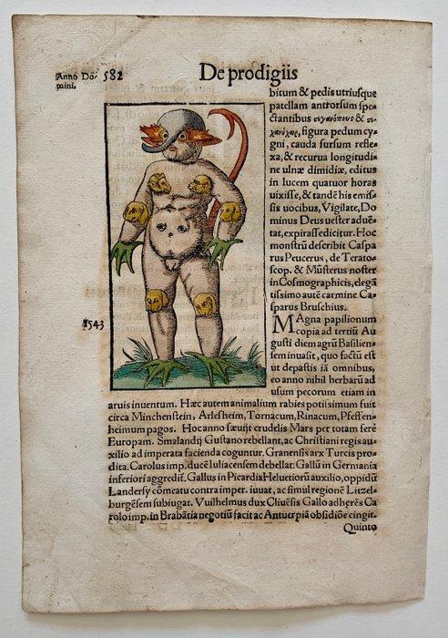 Prodigious Birth - Oost-Europa; Conrad Lycosthenes -, Boeken, Atlassen en Landkaarten