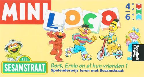 Miniloco / Sesamstraat Bert Ernie En Al Hun Vrienden 1, Livres, Livres scolaires, Envoi