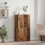 vidaXL Kantoor kast met plank Oud hout 60 x 32 x 115 cm, Verzenden, Nieuw