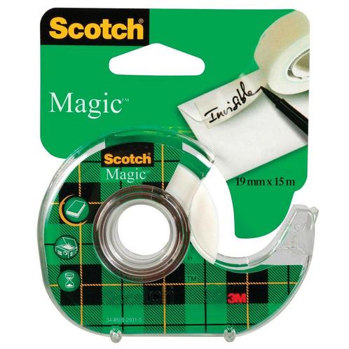Scotch plakband Magic Tape ft 19 mm x 15 m, Huis en Inrichting, Woonaccessoires | Overige