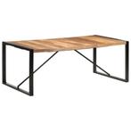 vidaXL Eettafel 200x100x75 cm massief hout, Huis en Inrichting, Tafels | Eettafels, Verzenden, Nieuw