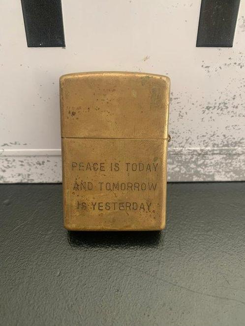 Zippo - VIETNAM QUINHON - 1968 - Sans Prix de Réserve -, Verzamelen, Rookartikelen, Aanstekers en Luciferdoosjes
