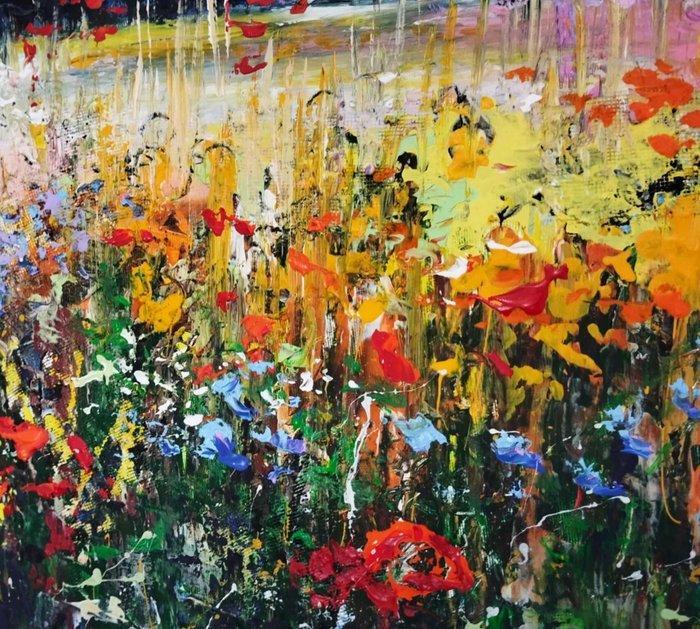 Grzegorz Jacek Olejniczak (XX) - Colorful Summer XV, Antiek en Kunst, Kunst | Schilderijen | Klassiek