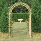 vidaXL Arche avec treillis 141x97x243 cm Bois de pin, Jardin & Terrasse, Poteaux, Poutres & Planches, Neuf, Verzenden