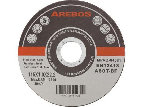 Veiling - Slijpschijven - 50 stuks - 115mm x 1mm, Doe-het-zelf en Bouw, Gereedschap | Machine-onderdelen en Toebehoren, Nieuw