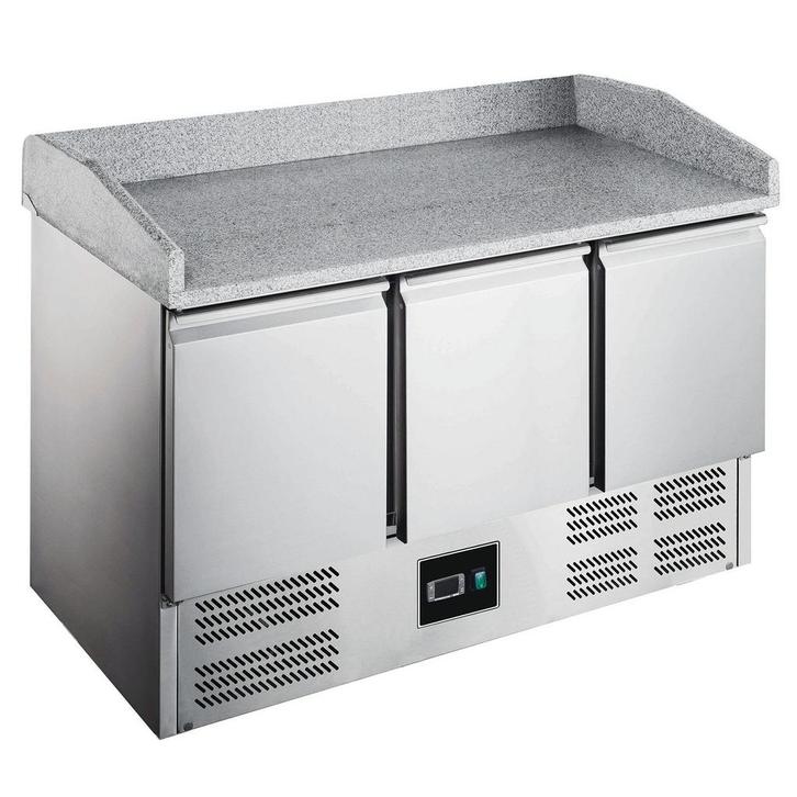 Pizzawerkbank | 368L | 3 Deuren (1/1 GN) | +2°C/+8°C |, Zakelijke goederen, Horeca | Keukenapparatuur, Nieuw in verpakking, Verzenden