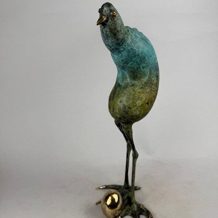 Iwona Krajnik - The Big bird - 41cm Bronze, Antiek en Kunst, Kunst | Designobjecten