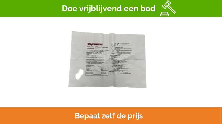 Bieden: Raymarine LNC and IF digital radar, Watersport en Boten, Navigatiemiddelen en Scheepselektronica, Ophalen of Verzenden