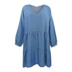 Soluzione • korte denim look jurk • 36, Verzenden