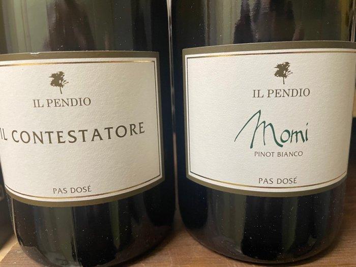 Il Pendio, Contestatore & Momi - Franciacorta - 2 Flessen, Verzamelen, Wijnen