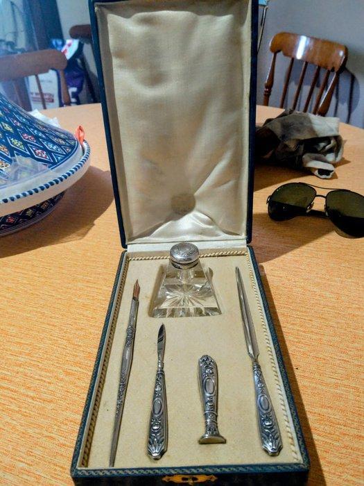 art Nouveau - Zonder Minimumprijs - Bureauset (5) - .800, Verzamelen, Pennenverzamelingen