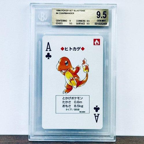 Pokémon Graded card - Charmander Blastoise Poker Deck 1996 -, Hobby en Vrije tijd, Verzamelkaartspellen | Pokémon