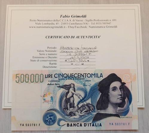 Italie. - 500.000 Lire 1997 Raffaello - Gigante BI 86A;, Postzegels en Munten, Munten | Nederland