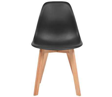 Zwarte Stoelen 4 stuks | Retour Deal | Scherpe Prijs!, Huis en Inrichting, Stoelen, Zwart, Vier, Nieuw, Hout, Verzenden