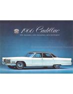 1966 CADILLAC PROGRAMMA BROCHURE ENGELS, Nieuw