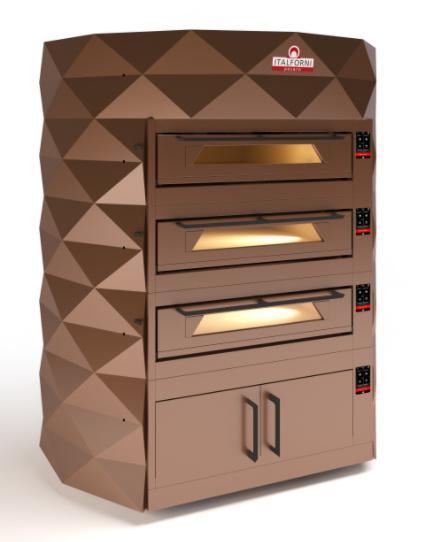 Modulaire Elektrische Pizza, Brood en Gebak Oven 3 kamers |, Zakelijke goederen, Horeca | Keukenapparatuur, Nieuw in verpakking