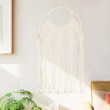 vidaXL Wandhanger macramé 40x80 cm katoen, Verzenden