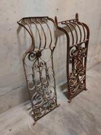 Decoratief rooster - 1930-1940 - 2 Antieke Balkon Roosters, Antiek en Kunst