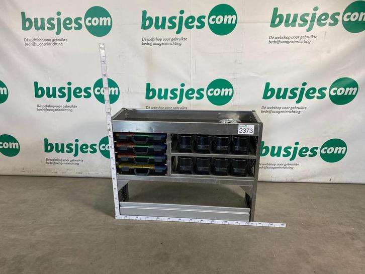 Aluca aluminium bedrijfswageninrichting gebruikt (nr 2373), Autos : Pièces & Accessoires, Autres pièces automobiles, Envoi