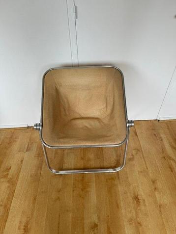Fauteuil - plona - Aluminium, Cuir - Chaise Plona Castelli