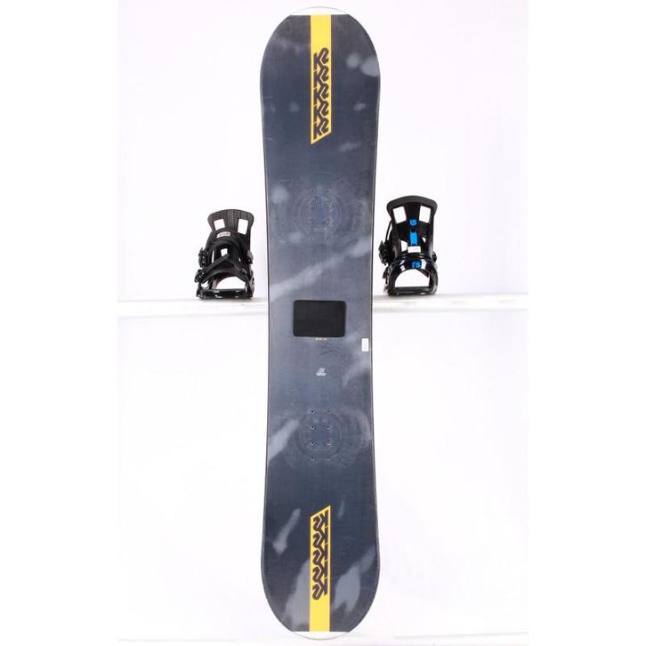 161 165 snowboard K2 EST. 87 WIDE, p-tex topsheet, Black/yel, Sport en Fitness, Snowboarden, Board, Gebruikt, Verzenden