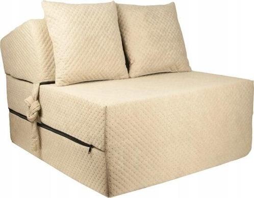 Luxe logeermatras - beige - camping matras - reismatras -..., Huis en Inrichting, Slaapkamer | Matrassen en Bedbodems, Nieuw, Ophalen of Verzenden