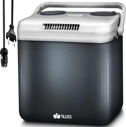 tillvex Koelbox, elektrisch, 32 liter, mini-koelkast 230 V e, Huis en Inrichting, Woonaccessoires | Overige, Verzenden