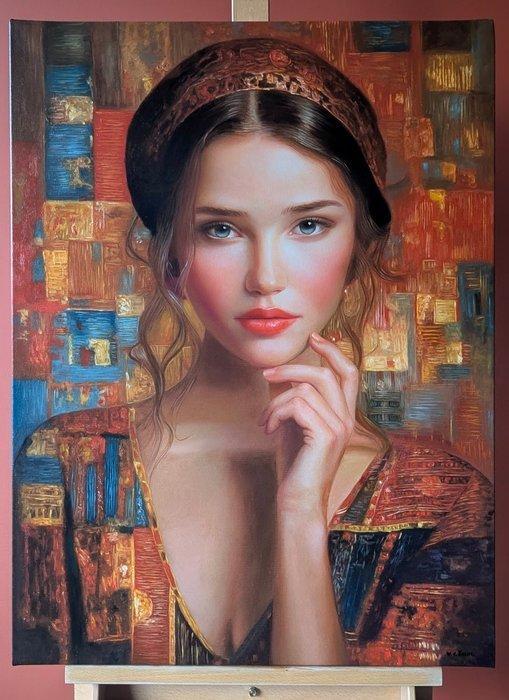 Wilhem von Kalisz (XX-XXI) - Existence Precedes Essence (XL), Antiquités & Art, Art | Peinture | Moderne