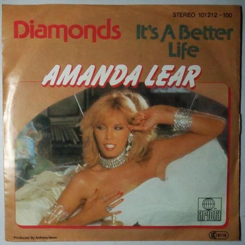 Amanda Lear - Diamonds - Single, Cd's en Dvd's, Vinyl Singles, Single, Gebruikt, 7 inch, Pop